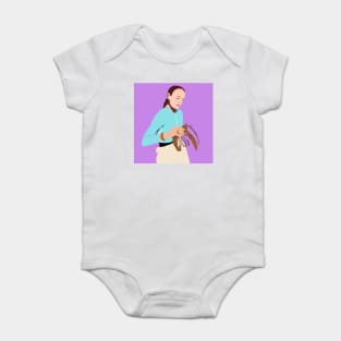 Ariel and Sebastian Baby Bodysuit